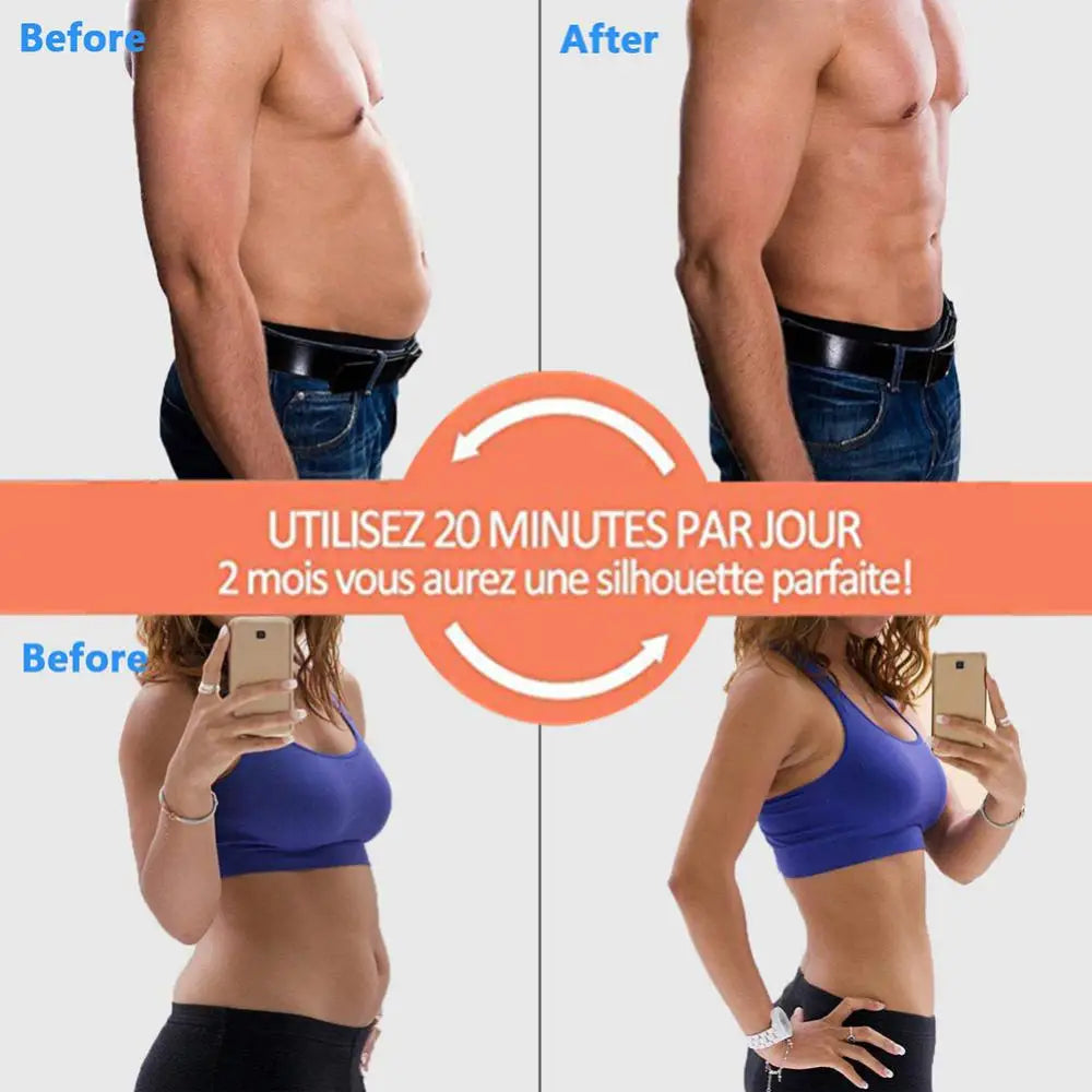 Electric Abdominal Muscle Trainer - EMS Fitness Slimming Exercise Machine for Home Gym - Image 5